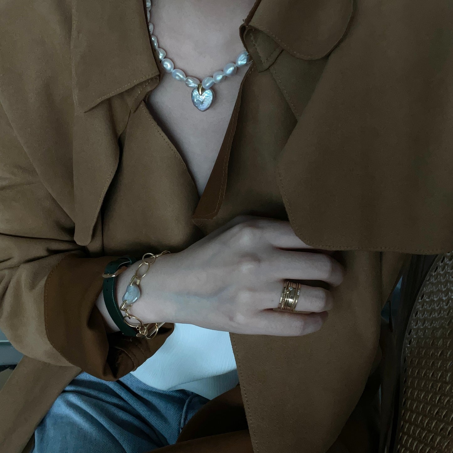 Royal Heart Pearl Set Fairysbox