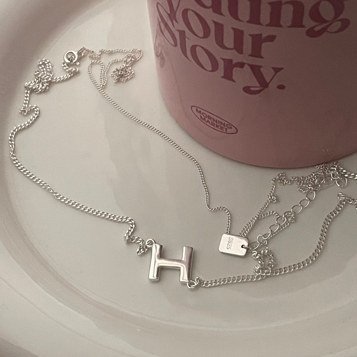 H-letter Necklace