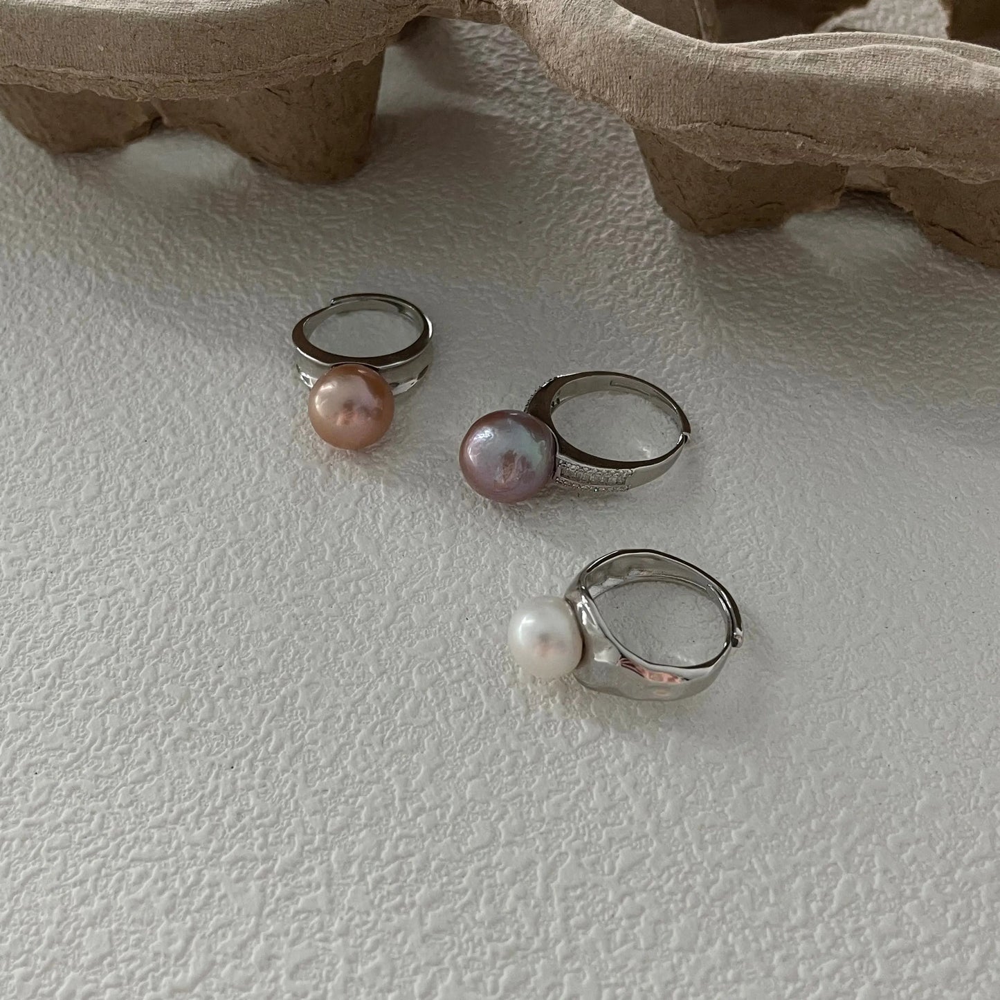 Colorful Pearl Ring Fairysbox
