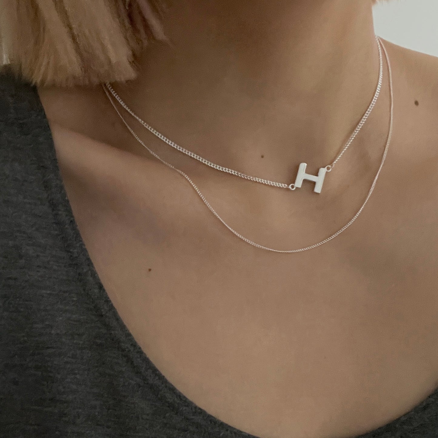 H-letter Necklace