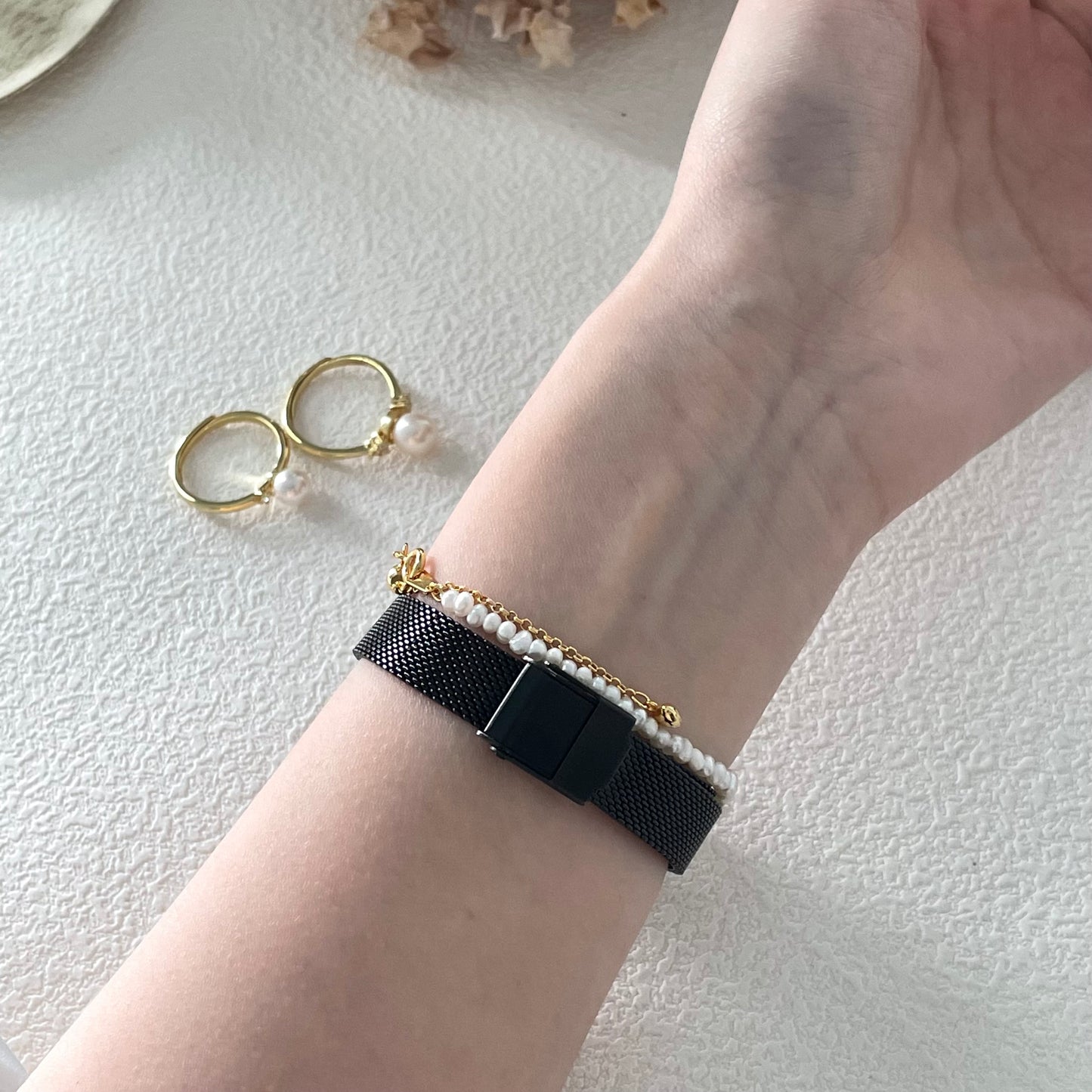 Ultra-fine Pearl Bracelet - Minimalist Bracelet- Mother’s Day gift- Gift for her-Bracelet for women Fairysbox