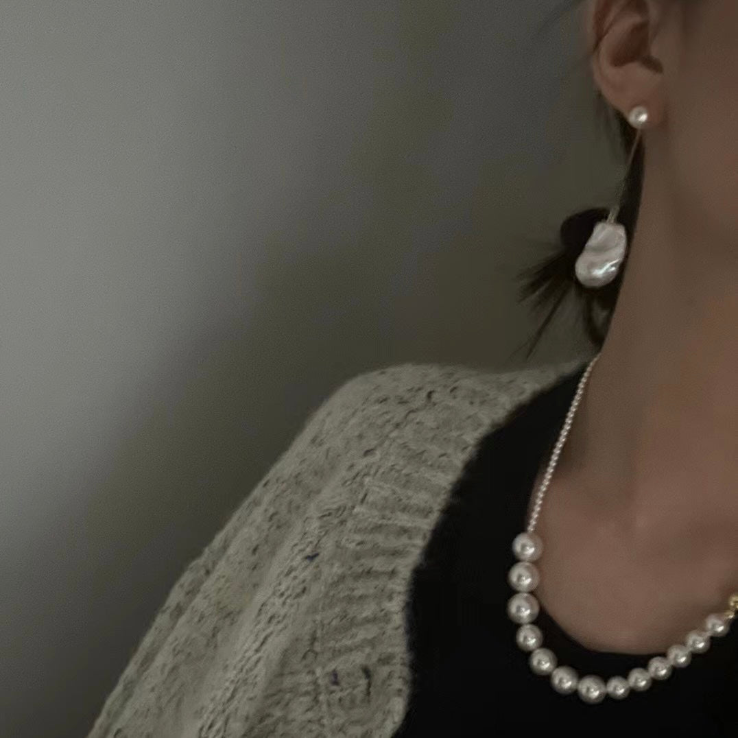 Ula Baroque pearl earrings Fairysbox
