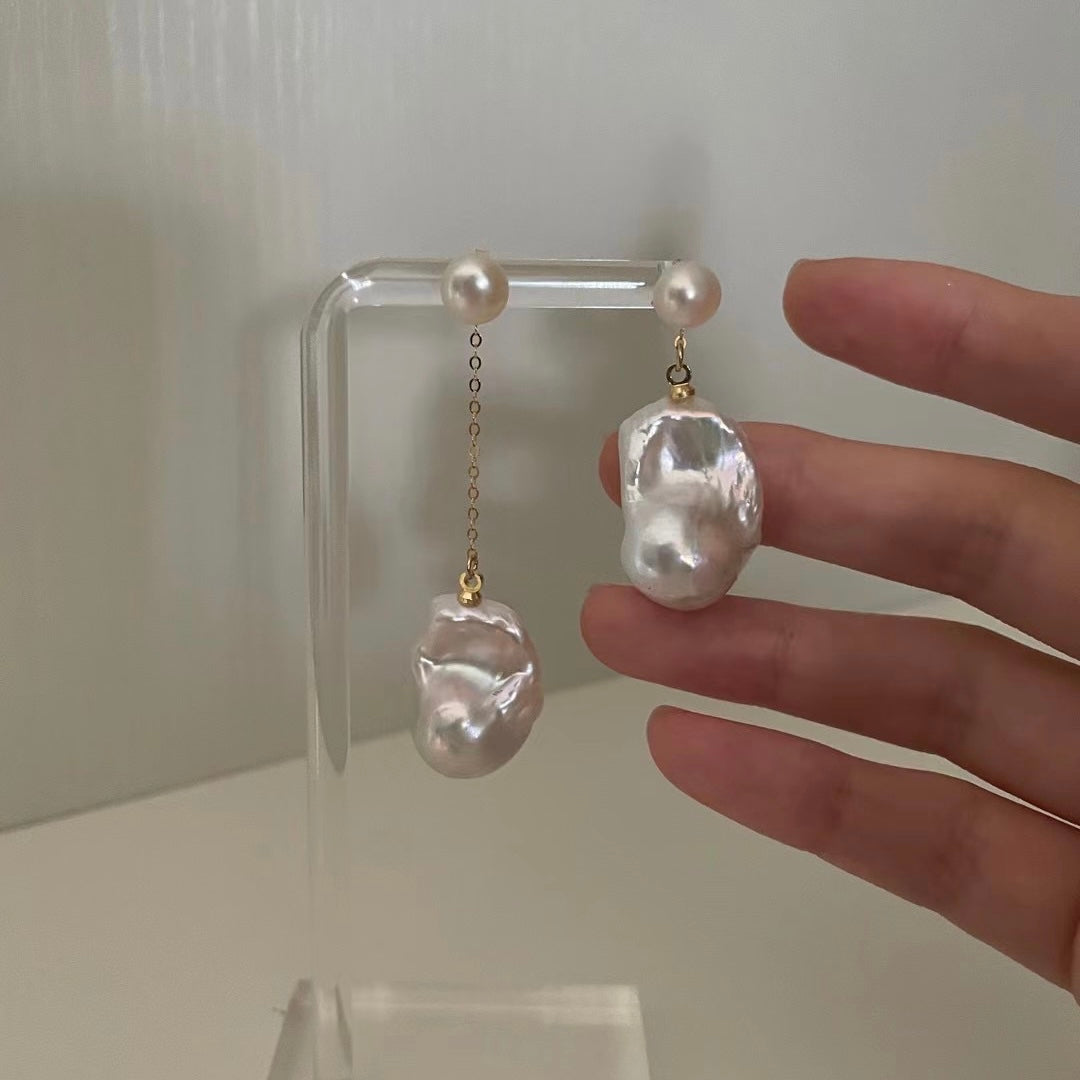Ula Baroque pearl earrings Fairysbox
