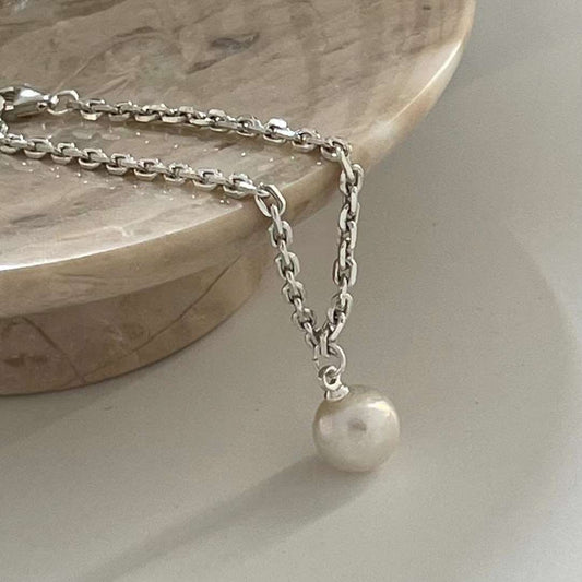 White Baroque Pearl Bracelet Fairysbox