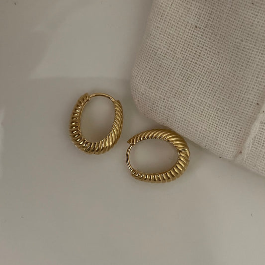Gold Threaded Earrings