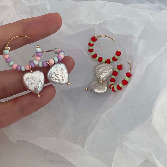Summer Baroque Pearl Earrings Fairysbox